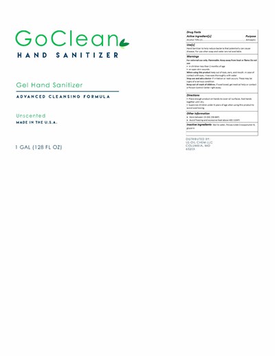 Go Clean Hand Sanitizer (Gocleancleargel (002))